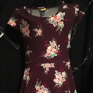 PRINCE & FOX FLORAL MINI DRESS